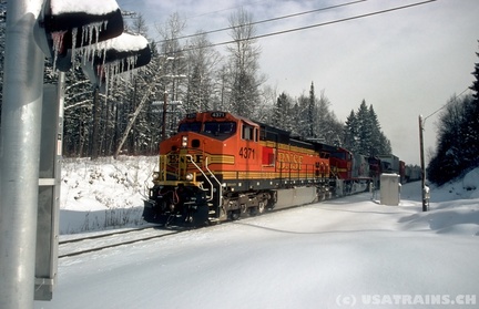 BNSF4371-MAR03-WHITEFISH,MT