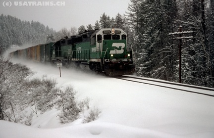 BNSF2870-MAR03-WHITEFISH,MT