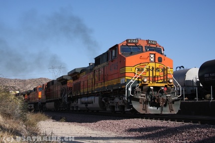 BNSF4745-NOV09-SILVERWOOD,CA